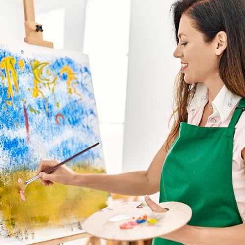 12 Pcs Fan Paint Brushes, Artist Painting Brush Set