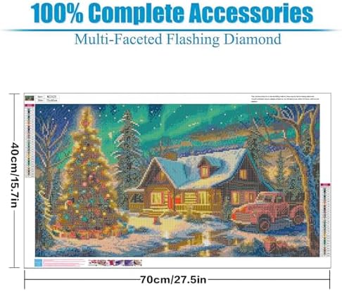 Extra Large Diamond Art Kits for Adults, 5D Diamond Painting Kits 28x16 In