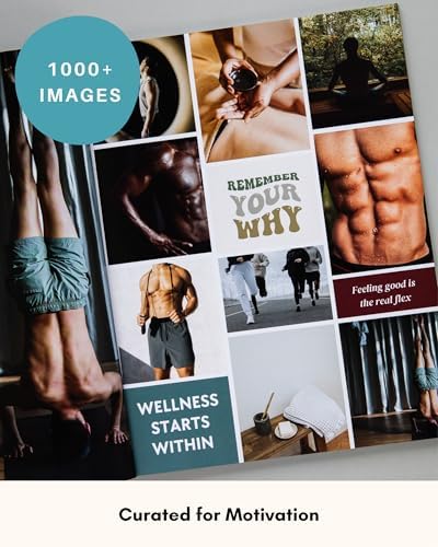 Lamare Vision Board Book for Men - 1000+ Images & Vision Board Supplies