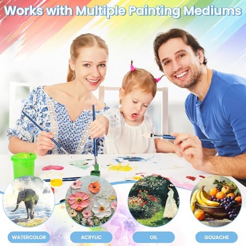 Watercolor Brushes Professional, Artist Paint Brushes Set, 12 Pieces
