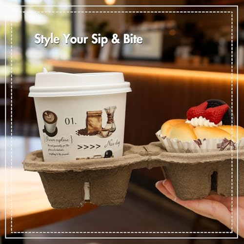 Vintage Coffee Washi Stickers for Scrapbooking – 270+ Aesthetic Cafe, Food, Dessert, Baking & Camping Stickers for Journals, Planners & DIY Crafts