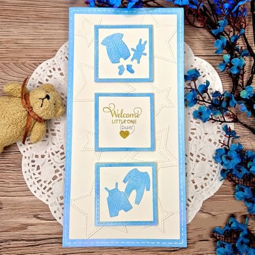 Baby Clothes Dolls Metal Cutting Dies for Card Making