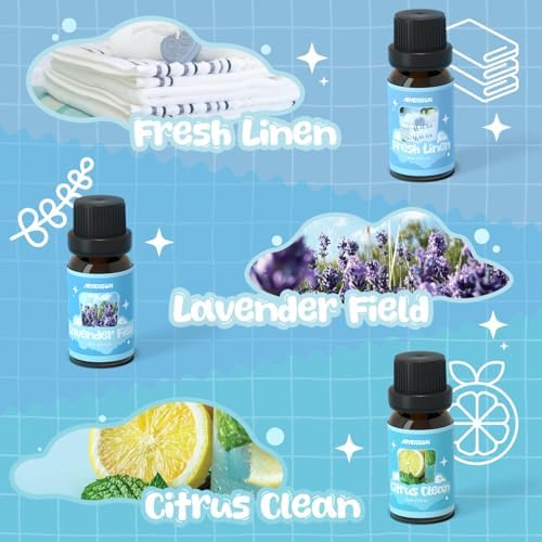 ARVIDSSON Laundry Collection Essential Oil Set, Use with Wool Dryer Balls