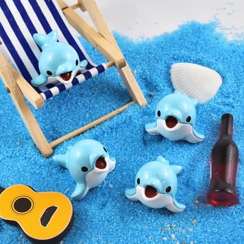 Mini Dolphin Figurines Resin Silicone Mold for DIY Fairy Garden Decor