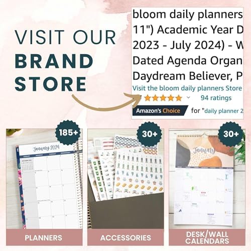 bloom daily planners Inspirational & Motivational Quotes Planner Stickers (8 Sheets / 200+ Stickers) - Hand-Lettered Positive Cute Aesthetic Quotes for Decorating Organizers, Scrapbooks, Laptops, etc.