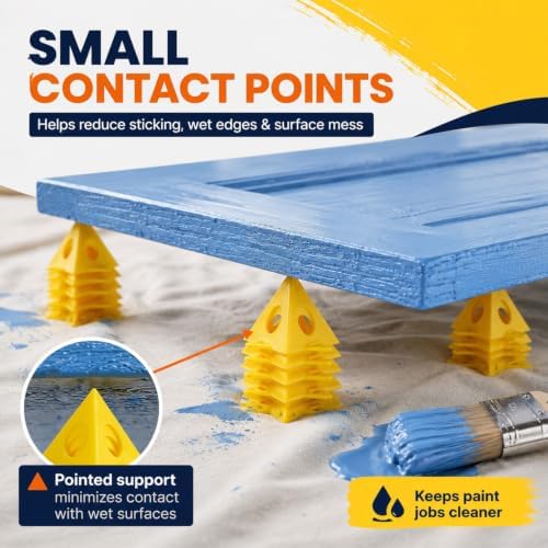 KATA 36PCS Painter's Pyramids, Paint Stands for Cabinet Doors & Woodworking