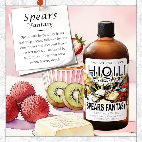 HIQILI Spears Fantasy Fragrance Oil for Home Diffusers, Candle & Soap