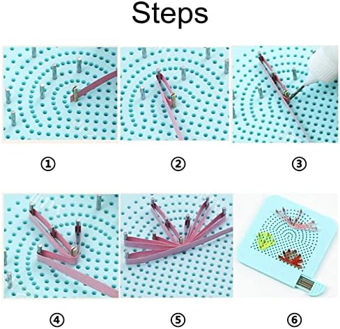 YURROAD All-in-One Paper Quilling Kit, 1860 Paper Strips, 22 Quilling Tools