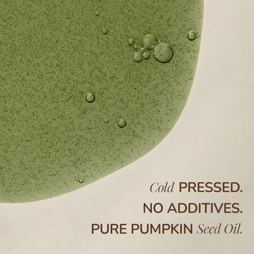 Pumpkin Seed Oil – Cold Pressed for Thicker Hair & Growth Support, Weak Dry Hair & Scalp Care, Beard & Skin Oil