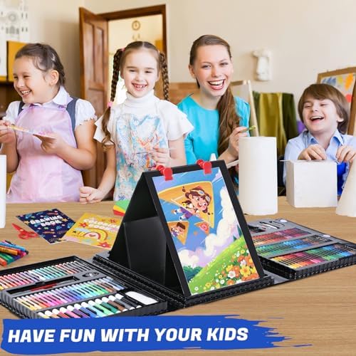 All in One Art Supplies Include Drawing Kit, Origami & Paper-Cutting Crafts