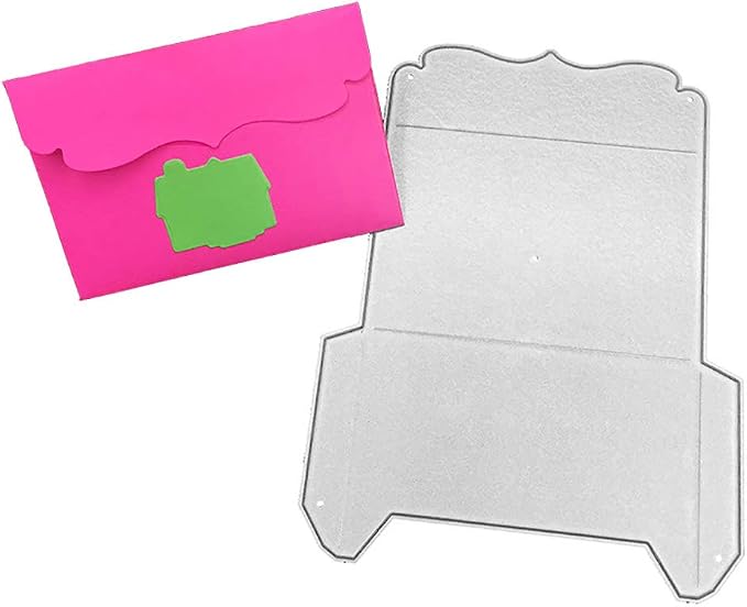 Envelope Dies for Scrapbooking Card Making, Envelope Metal Cutting Dies Envelopes Die Cuts for Decoupage Gift Birthday Cards DIY Scrapbooking Album Paper Craft Supplies