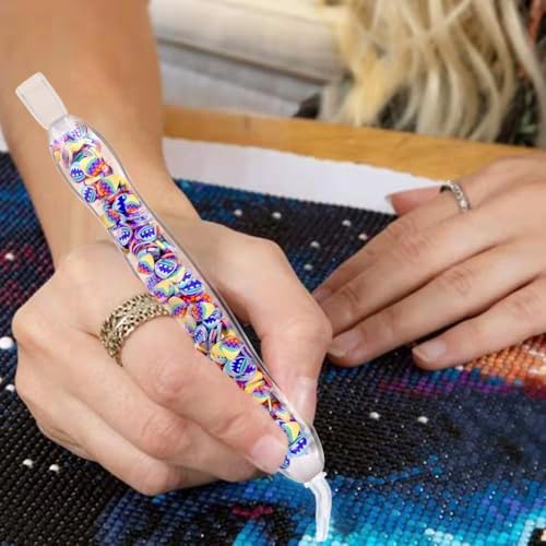Praise V Do Diamond Painting Pen,Diamond Art Pen, 5D Diamond Painting Pen Kit Tool Accessories Stylus Drill Pen for Diamond Painting Nail Art Cross Stitch Decoration Diamond Art Easter