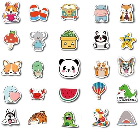 Stickers for Water Bottles, 300PCS Water Bottle Stickers for Kids | Waterproof Vinyl Stickers, Cute Stickers Pack, Back to School Supplies Classroom Decor