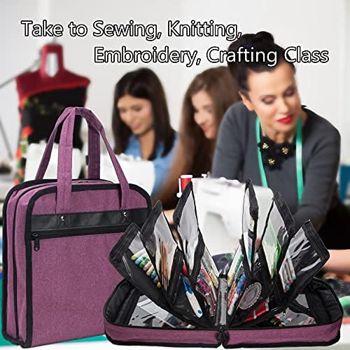 PACMAXI Sewing Accessories Storage Bag, Knitting, Craft Tools