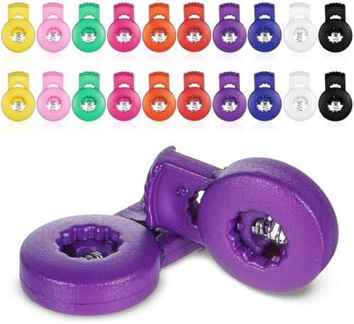 20PCS Knitting Needle Stoppers Knitting Needles Point Protectors Needle Point Locks Plastic Knitting Needles Caps Single Hole Spring Toggle Stitch Stoppers Essential Knitting Accessories for Finger
