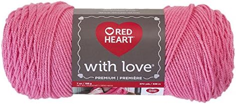 Red Heart With Love Yarn, Bubblegum