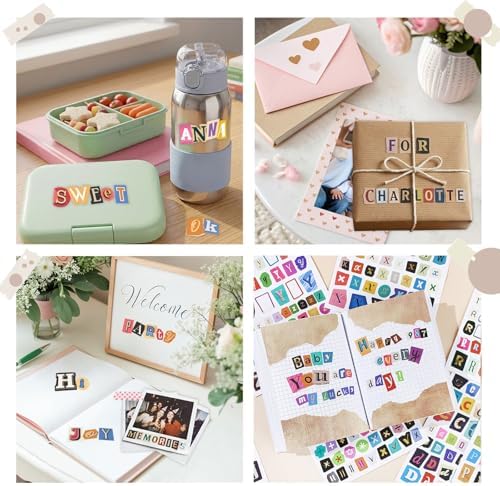 1560Pcs Letter Stickers for Scrapbooking