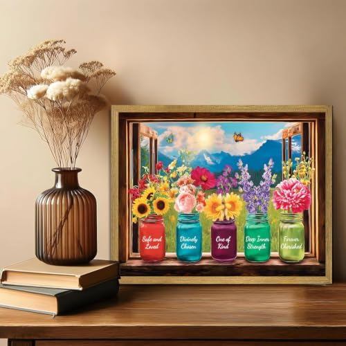 Diamond Art Kits for Adults, DIY Diamond Painting Gem Art Round Full Drill