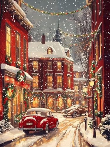 Xylogist Christmas Diamond Art Kits for Adults 12x16Inch