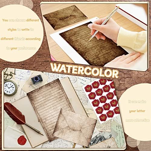 Taobary 160 Pack Stationery Paper Set,Vintage,8.5 x 11 Inch