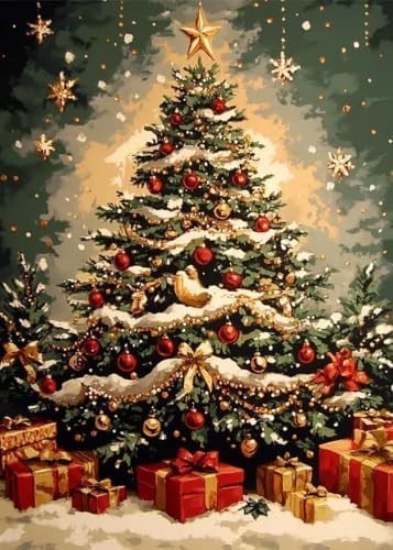 DYAIYYMQ Tree Paint by Numbers Kit for Adults Beginners 19.6X15.7 inch