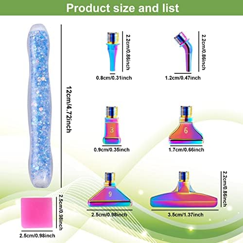 DoreenBow 13Pcs Diamond Art Tools Glow in The Dark Diamond Art Accessories