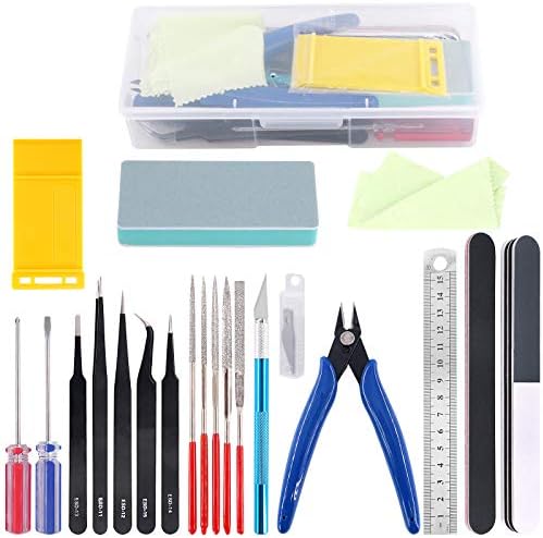 21Pcs Modeler Basic Tools Craft Set Hobby Building Tools Kit for Assembling Miniatures Mecha Car Model Building