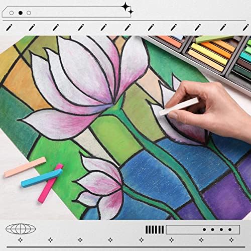 Crtiin 100 Pcs Black Drawing Paper Heavyweight, 9 x 12 Inches