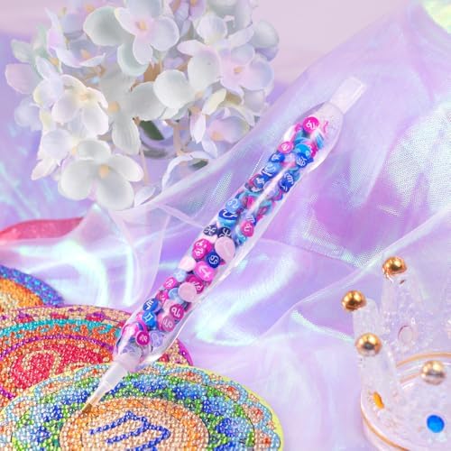 Praise V Do Diamond Art Painting Accessories Tool Kit Drill Pen for Adult, 5D Diamond Painting Drill Pen Stylus Tips Placers Heads Constellation