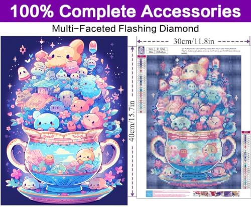 Diamond Art Kits for Adults, Cartoon Diamond Art Painting Kits for Adults