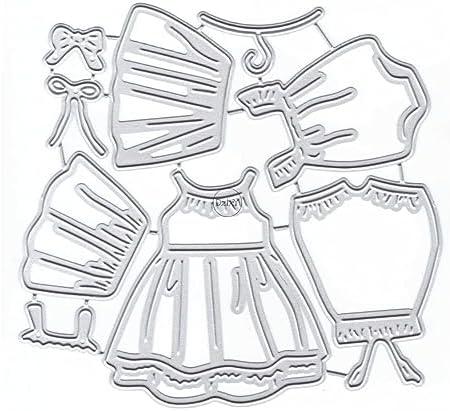 Baby Skirt Suit Metal Cutting Dies for Card Making