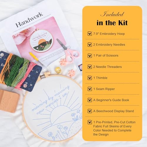 BREENHILL Christian Embroidery Kit for Beginners