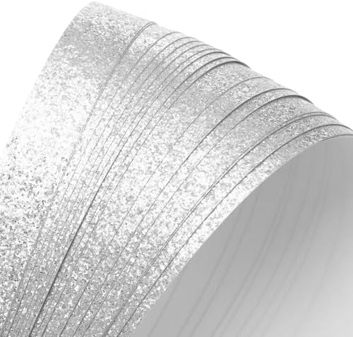 MECCANIXITY 360 Sheets Origami Paper Glitter Stars Papers Silvery Fold Paper for Beginner Arts Crafts Projects,0.4 x 9.3 Inch