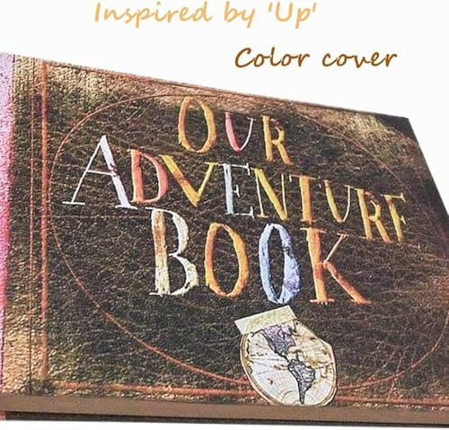 Handcrafted Adventure Book DIY Memory Scrapbook Diary | Flat-lay binding, blank pages for photos & tickets, scratch-proof cover, fits weddings, anniversaries & holiday gifts