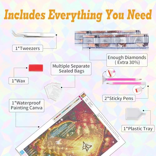 Landscape Diamond Art Kits for Adults Beginners 12x16 in, DIY Craft Gift