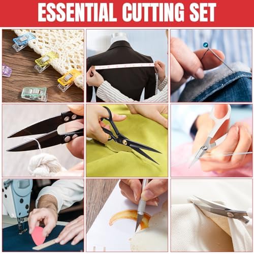 Lasnten 10'' Fabric Scissors Heavy Duty Sewing Scissors for Fabric Cutting
