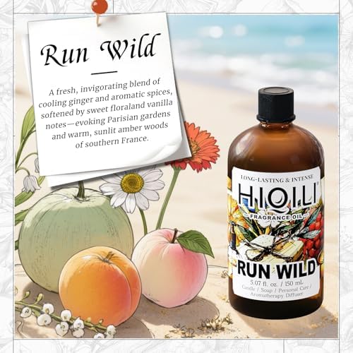 HIQILI Run Wild Fragrance Oil for Candle, Soap & Diffuser