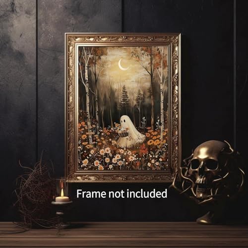 AIBOERL Paint by Numbers Kit for Adults Beginner,HalloweenGhost,12X16In