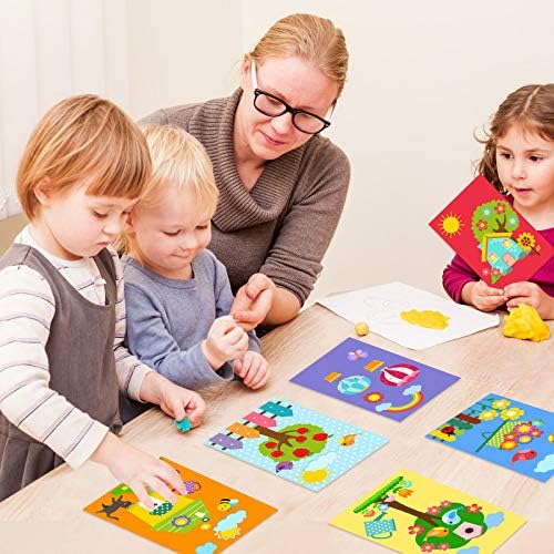Outus 15 Pcs Card Making Kits for Kids, Handmade DIY Greeting Cards | Thank You Cards Gifts with Blank Cards, Envelopes, Stickers for Boys Girls Birthday Thanksgiving Christmas Party Crafts