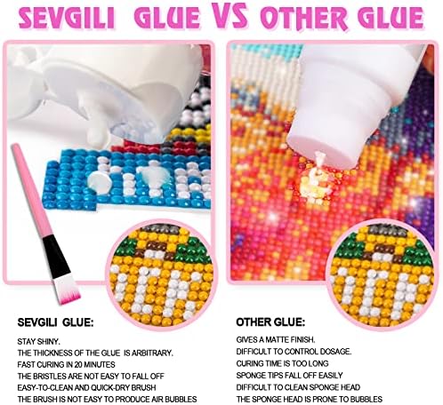SEVGILI Diamond Painting Sealer Kits 120ML, Diamond Art Sealer (4OZ)