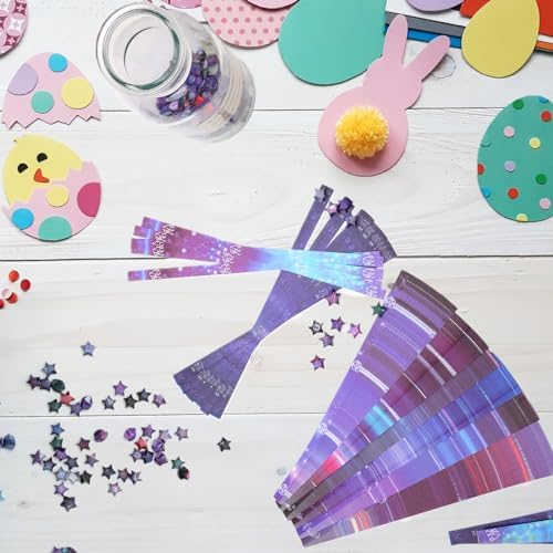 Windspeed 2160 Pcs Constellations Printed Origami Star Paper Strips