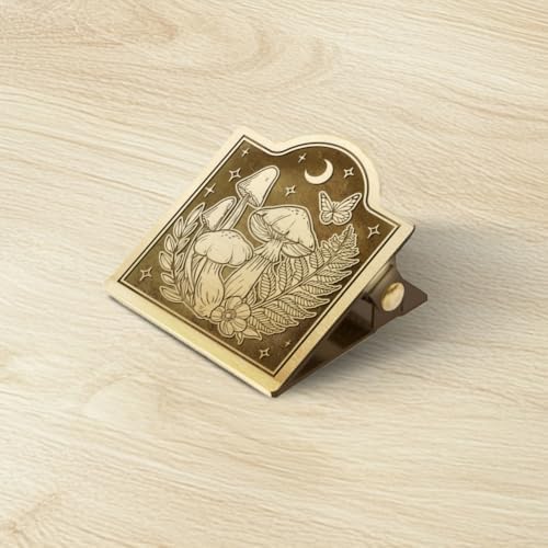 ANATTASOUL Mushroom Plant Travel Journal Clip for DIY Use