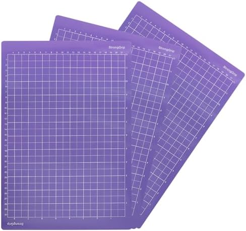 BokWin Cutting Mat for Cricut Joy Xtra, Purple, 12x8.5 Inch, 3-Pack