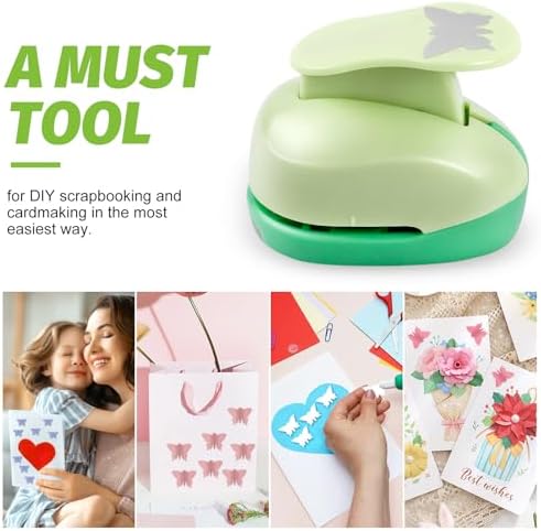 UCEC Butterfly Hole Punch, 1" Craft Punch for Paper Crafting Scrapbooking