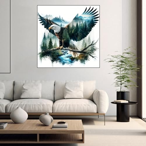 Diamond Art Kits for Adults,Eagle Diamond Painting Kits for Beginner