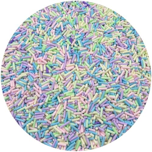 150g Fake Sprinkles Resin Sprinkles Clay Sprinkles Fake Candy Sprinkles Polymer Sprinkles Polymer Clay Slices for Resin Nail Slime Scrapbook DIY Art Crafts Making(256-mixed Color 8)