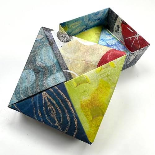 Yasutomo Origami Painted Paper Pot Pourri, with 6 Patterns and 24 Sheets, Size 5 7/8” Square, Arts and Crafts Supplies