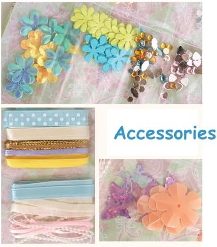 Huralona Greeting Card Making Supplies Envelope Kit Gift Anniversary Craft | Handmade DIY Card Kits 15 Cards 15 Envelopes with Accessories for Birthday Thanksgiving Christmas Wedding Invitation