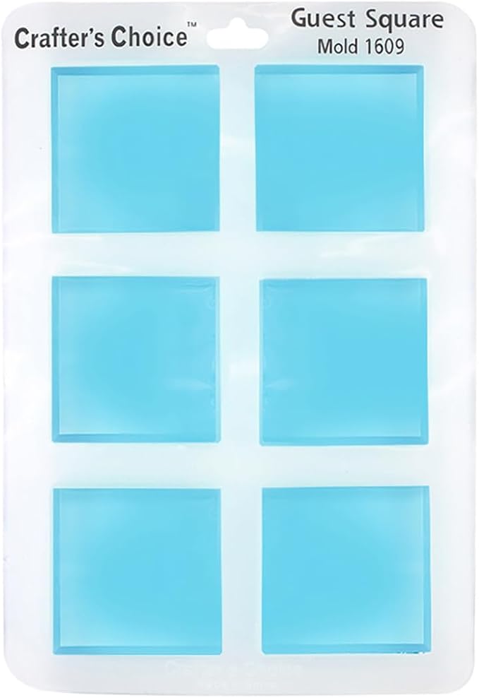 Crafter's Choice Square Guest Silicone Mold 1609
