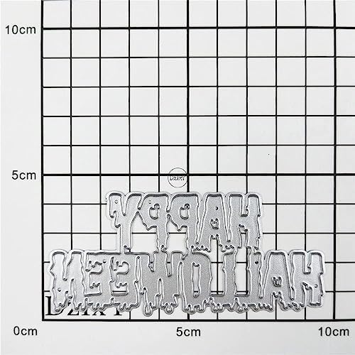 Happy Halloween Metal Cutting Dies for Card Making